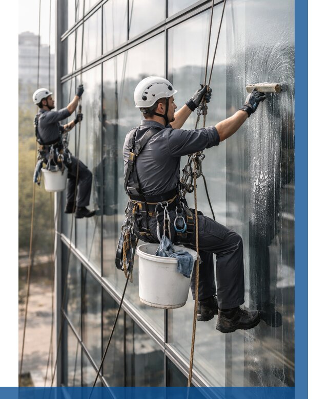 Мойка сплошного остекления в Крымске, заказать от 311 р.| ВЫСОТНИК-Крм