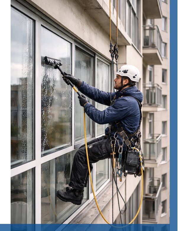 Мойка балконного остекления в Крымске от 3627 р. | ВЫСОТНИК-Крм