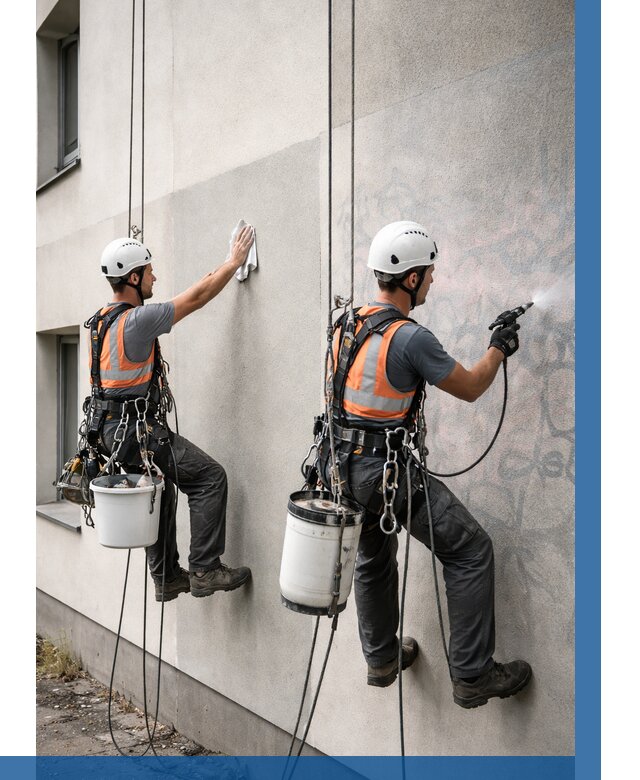 Антиграффити покрытие фасада в Крымске от 622 р. | ВЫСОТНИК-Крм