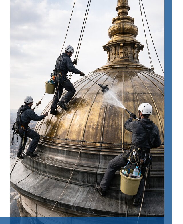 Мойка куполов и шпилей в Крымске от 8290 р. - заказать | ВЫСОТНИК-Крм