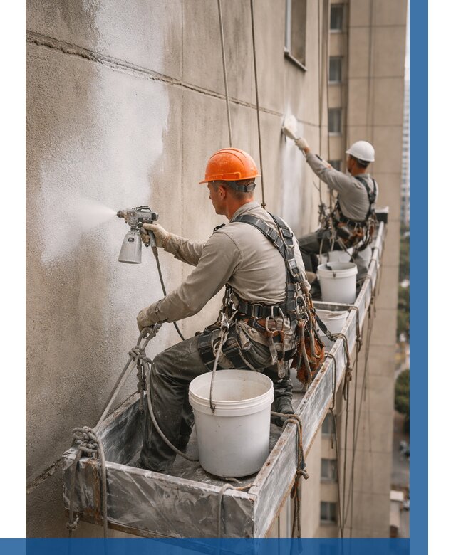 Грунтовка фасада на высоте в Крымске от 124 р. | ВЫСОТНИК-Крм