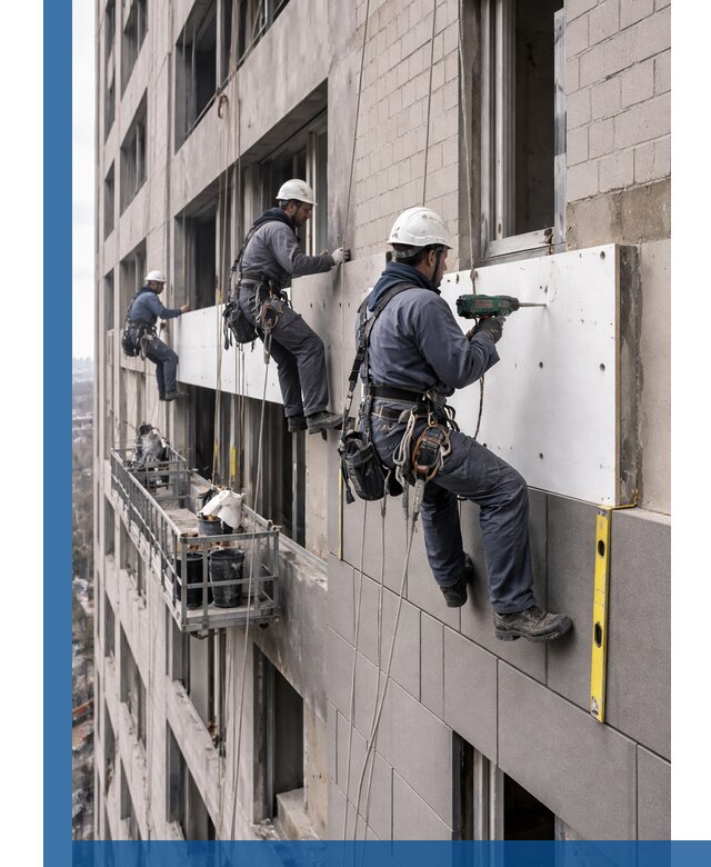 Монтаж фасадных термопанелей высокого качества в Крымске