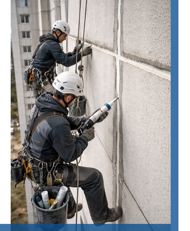 Герметизация межпанельных швов в Крымске от 725 р. | ВЫСОТНИК-Крм
