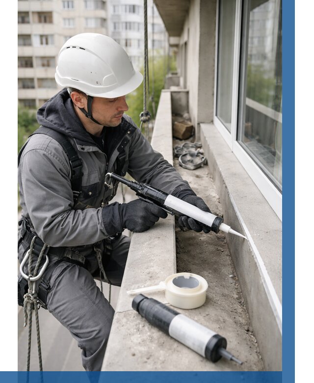 Герметизация швов лоджии в Крымске от 4663 р. | ВЫСОТНИК-Крм