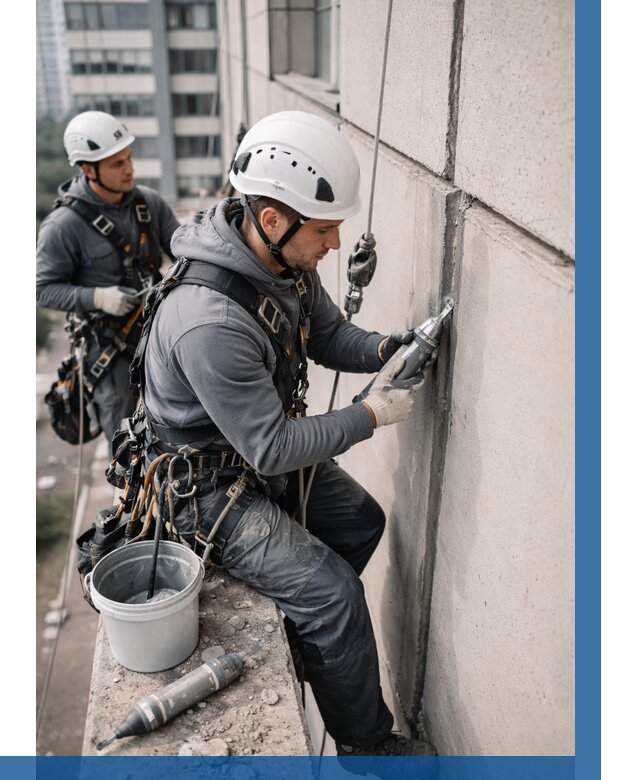 Ремонт деформационных швов здания в Крымске от 1036 р. | ВЫСОТНИК-Крм