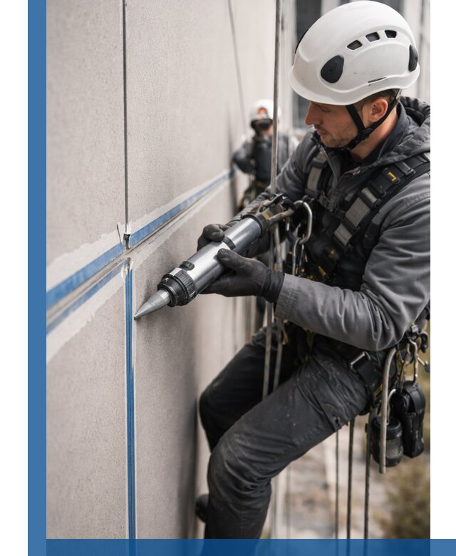 Герметизация стыков фасадных панелей в Крымске качественно и быстро