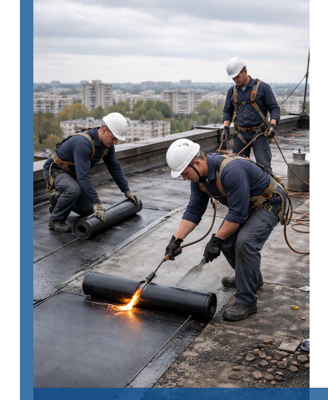 Ремонт наплавляемой кровли в Крымске качественно и надежно