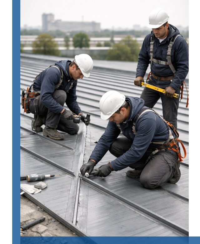 Ремонт фальцевой кровли в Крымске срочно и качественно