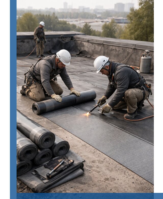 Монтаж мягкой кровли в Крымске профессионально и надежно