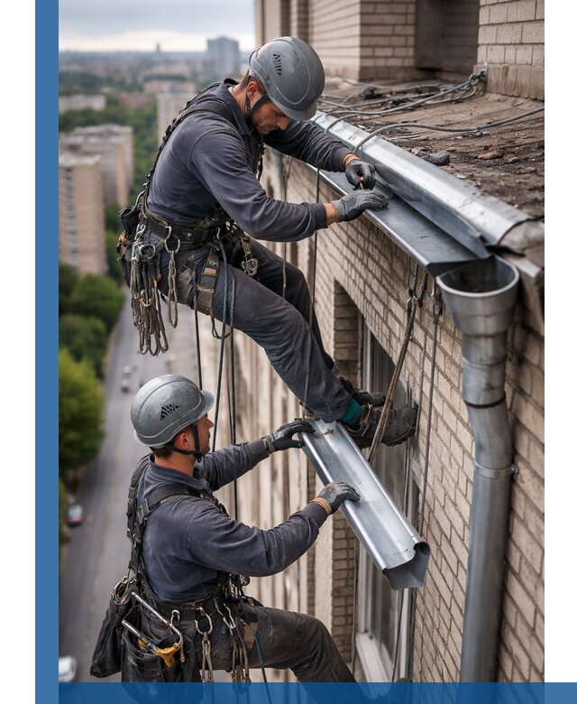 Ремонт водосточных желобов в Крымске, быстро и качественно