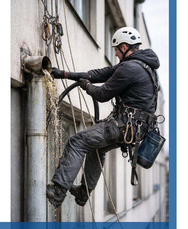 Прочистка водосточных труб в Крымске от 3627 р. | ВЫСОТНИК-Крм