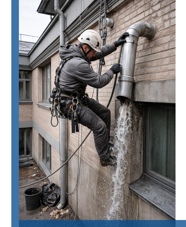 Профессиональная прочистка водосточных труб в Крымске с гарантией