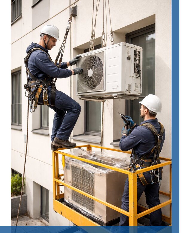 Демонтаж внешнего блока кондиционера в Крымске от 3627 р. | ВЫСОТНИК-Крм