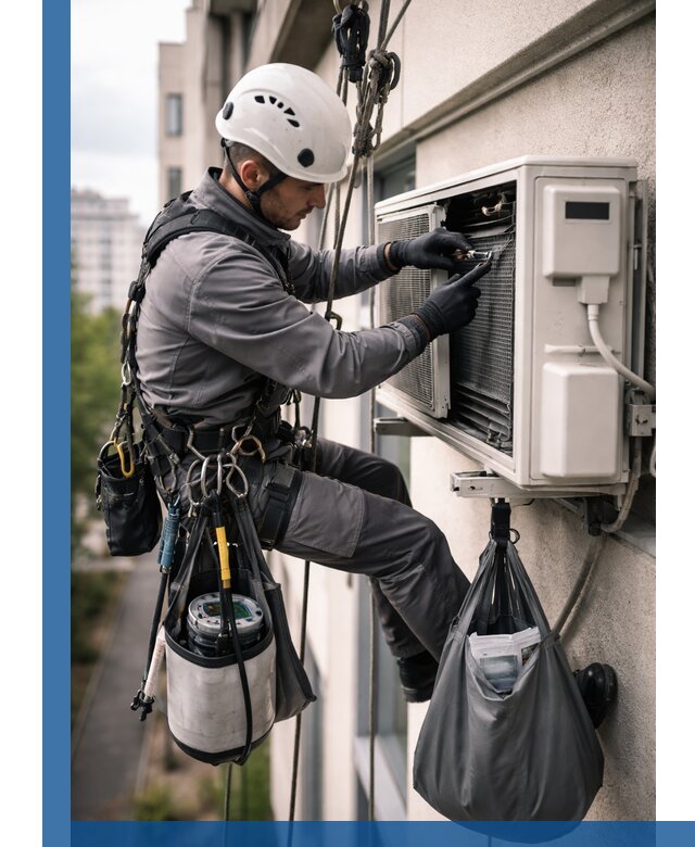 Обслуживание внешнего блока кондиционера в Крымске профессионально