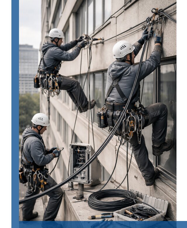 Прокладка оптоволоконного кабеля в Крымске под ключ с тестированием