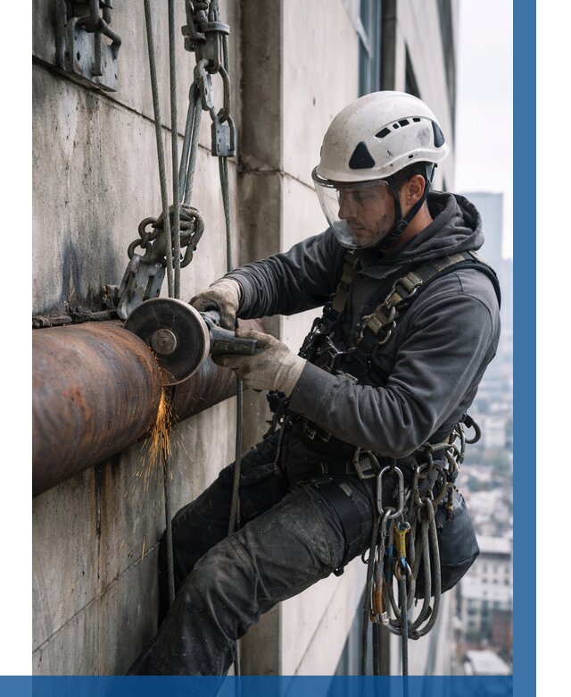 Резка металла на высоте в Крымске по цене от 4663 р. | ВЫСОТНИК-Крм