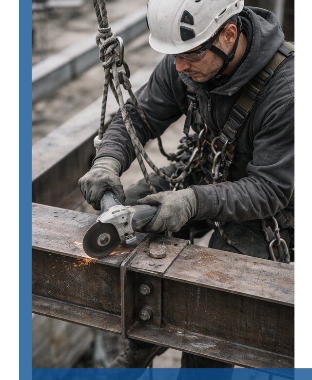 Резка металла на высоте в Крымске для зданий и конструкций