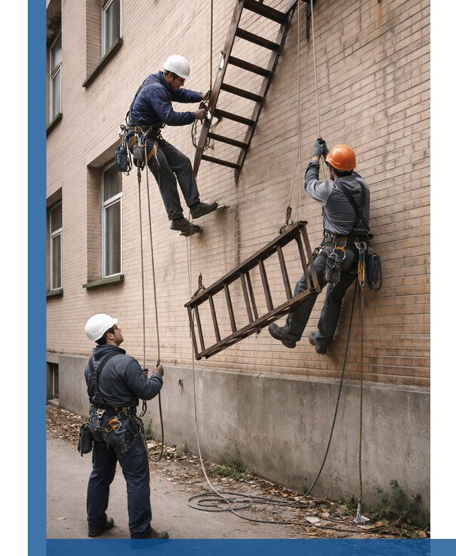 Демонтаж пожарной лестницы в Крымске быстро и безопасно