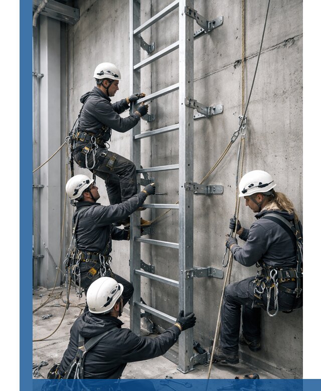 Монтаж металлических лестниц в Крымске под ключ со гарантией