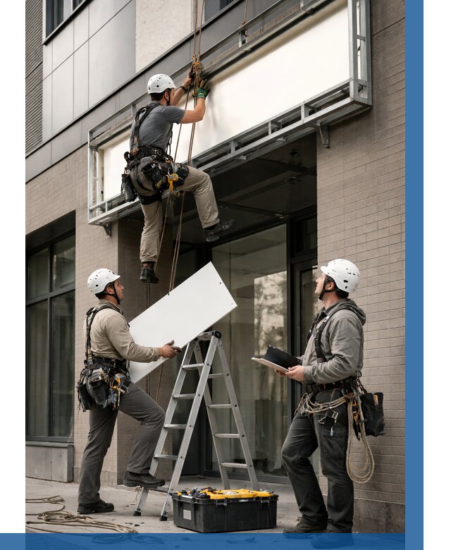 Монтаж светового короба в Крымске от 6736 р. | ВЫСОТНИК-Крм