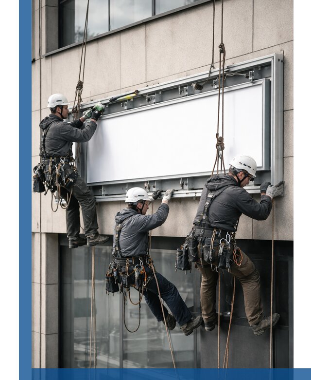 Профессиональный монтаж светового короба под ключ в Крымске