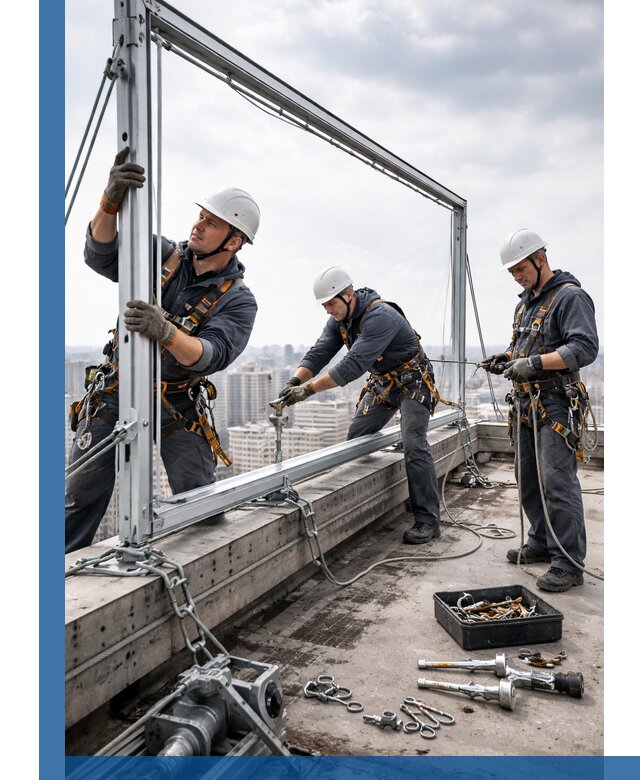 Монтаж крышных рекламных конструкций под ключ в Крымске