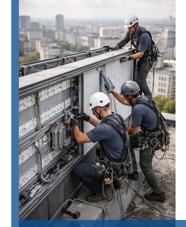 Профессиональное обслуживание крышной рекламы в Крымске под ключ