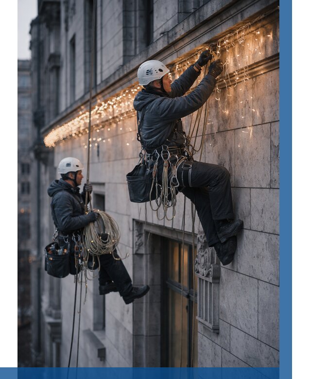 Монтаж новогодней иллюминации в Крымске от 8809 р. | ВЫСОТНИК-Крм