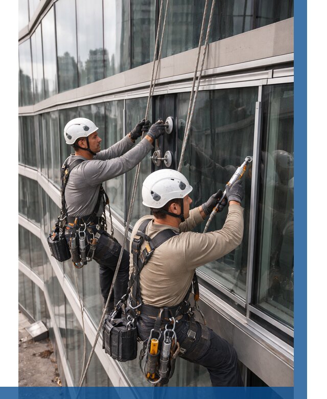 Радиусное остекление фасада в Крымске от 12436 р. | ВЫСОТНИК-Крм