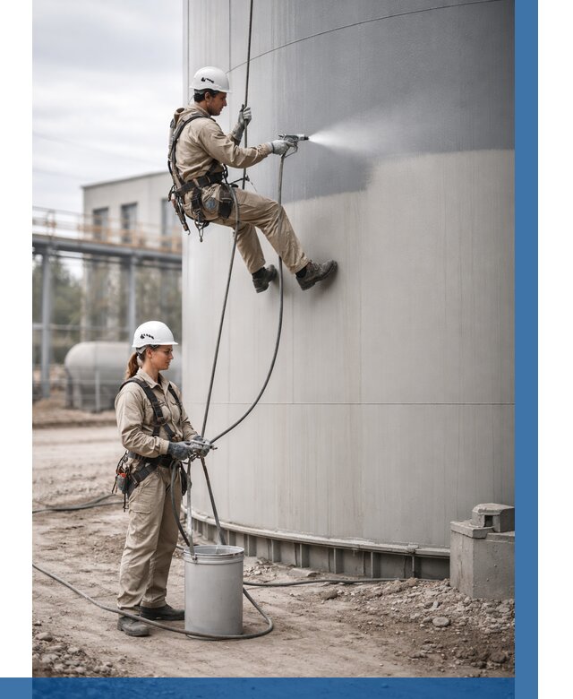 Покраска резервуаров в Крымске от 1244 р. | ВЫСОТНИК-Крм — заказать