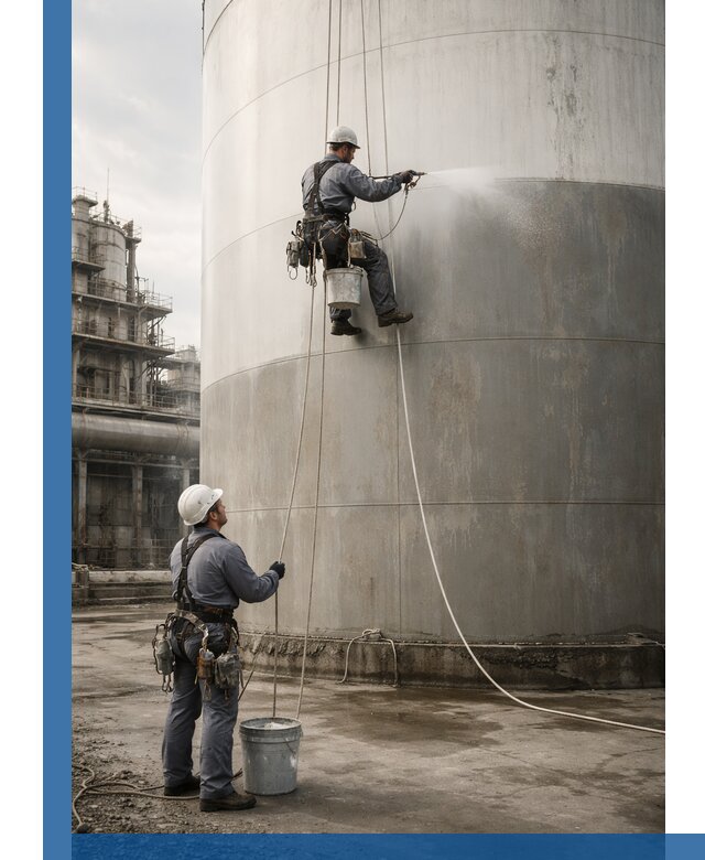 Покраска стальных резервуаров и емкостей в Крымске профессионально