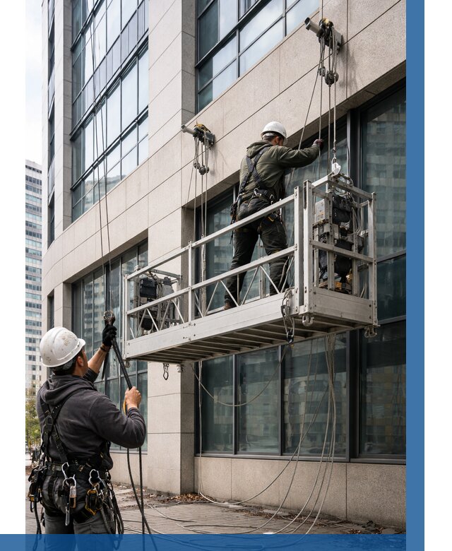 Монтаж и подъем фасадной люльки в Крымске от 12436 р. | ВЫСОТНИК-Крм