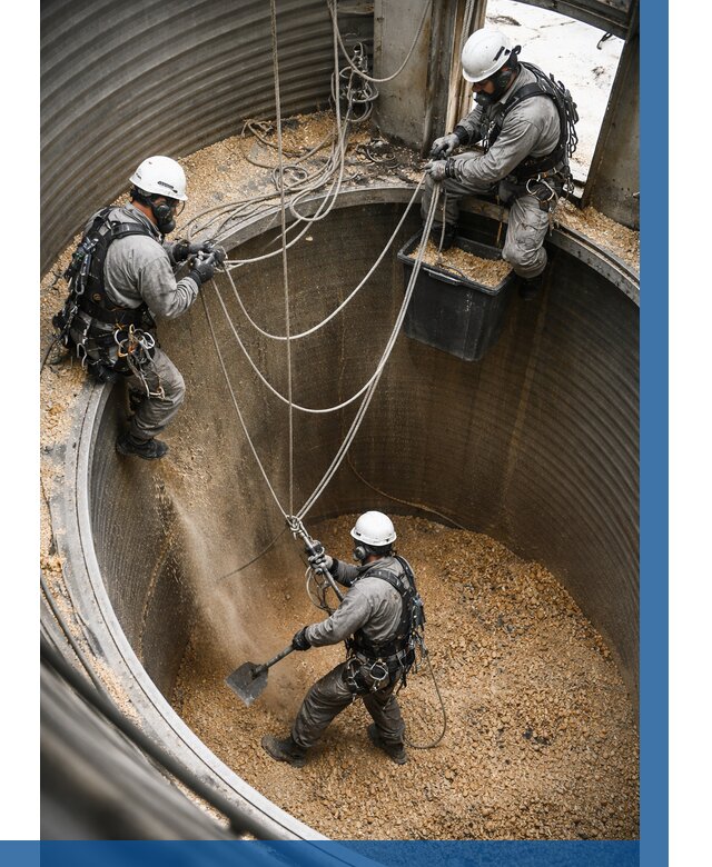 Чистка зерновых бункеров в Крымске от 12436 р. | ВЫСОТНИК-Крм