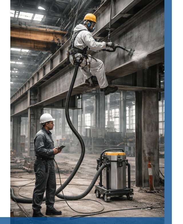 Обеспыливание конструкций в цехе в Крымске от 4352 р. | ВЫСОТНИК-Крм