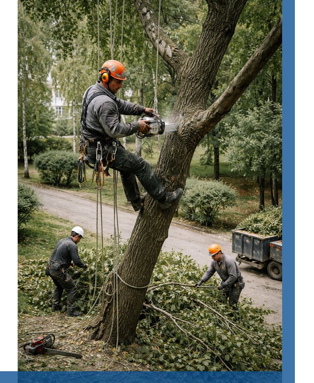 Кронирование деревьев в Крымске от 6736 р. | ВЫСОТНИК-Крм