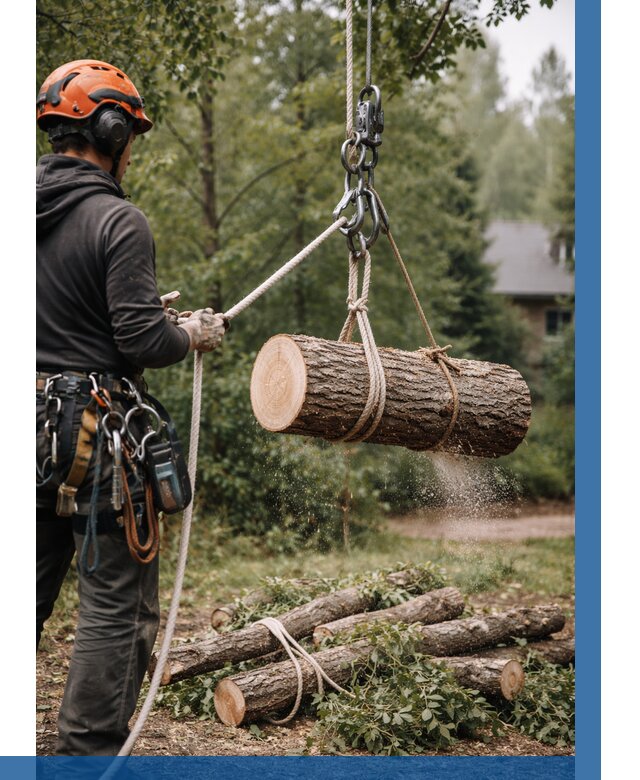 Валка деревьев частями в Крымске от 7772 р. | ВЫСОТНИК-Крм