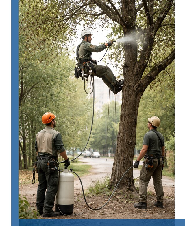 Обработка деревьев от вредителей в Крымске профессиональная защита