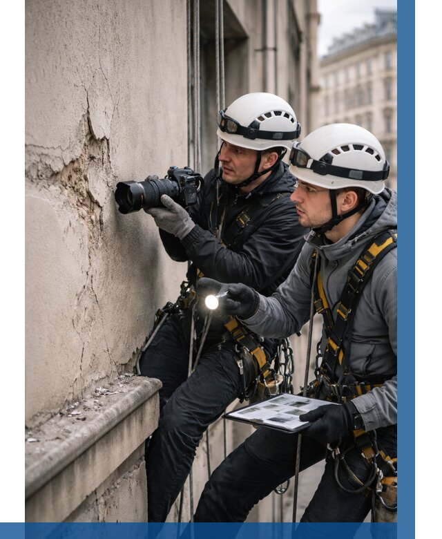 Фотофиксация дефектов фасада в Крымске от 4663 р. | ВЫСОТНИК-Крм