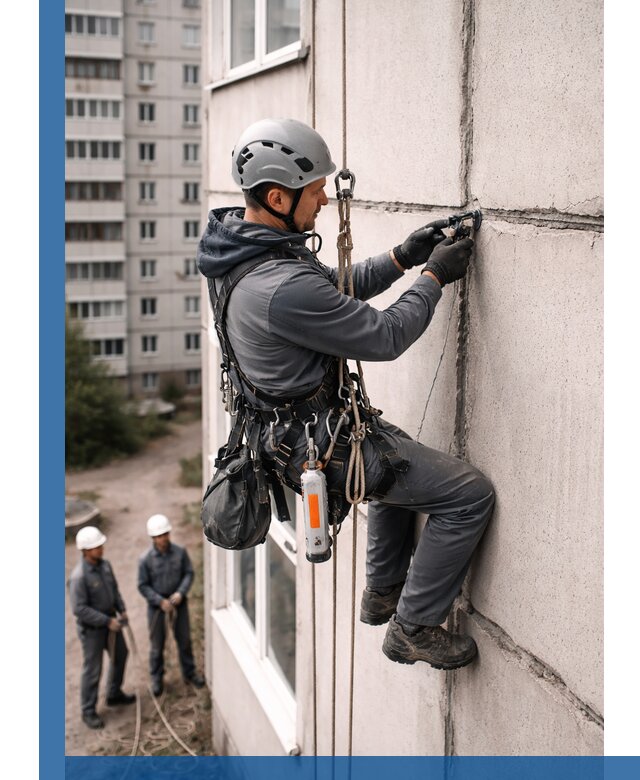 Обследование межпанельных швов и герметизация в Крымске